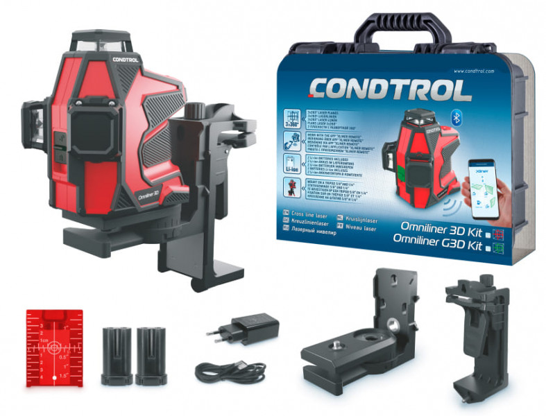 Лазерный нивелир CONDTROL Omniliner 3D Kit