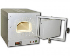 Печь муфельная 8л, 1250C, терморегулятор РТ-1200, вытяжка