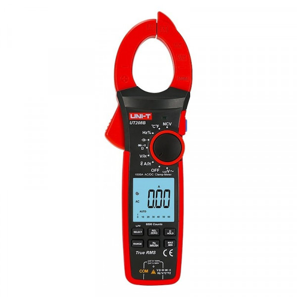UT208B UNI-T Клещи токоизмерительные цифровые TrueRMS, AC/DC 1000A